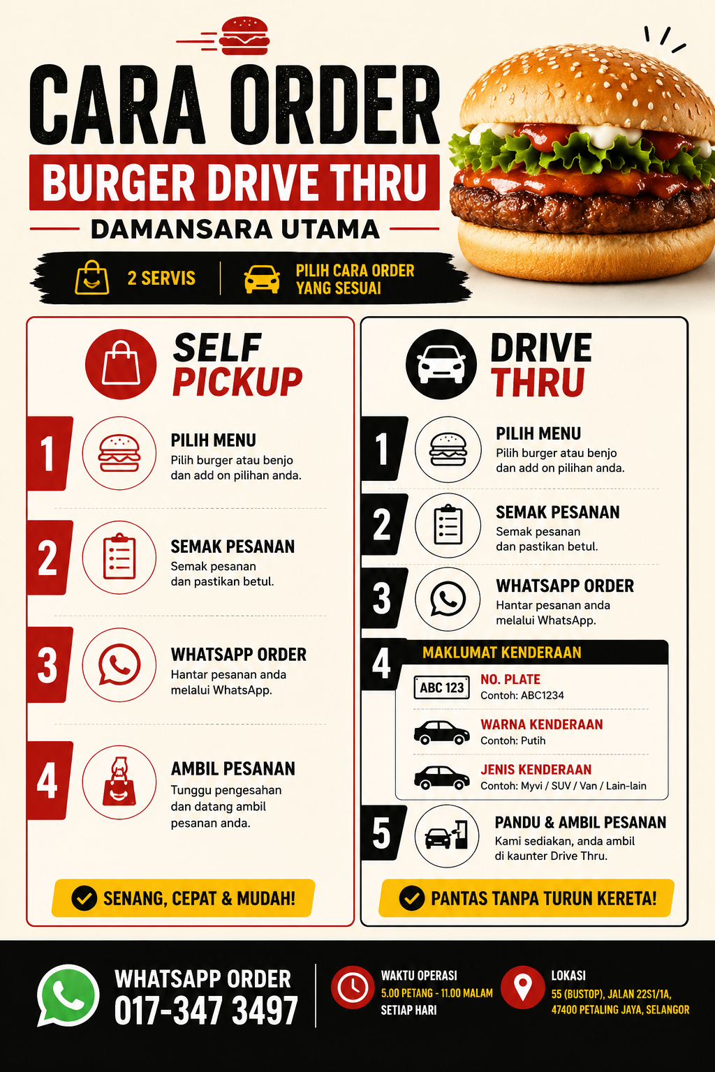 Stall Burger D'Kampung